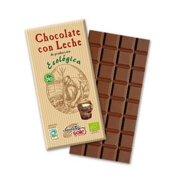 Foto de Chocolate con leche eco 100gr