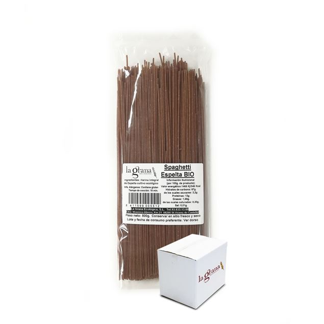 Foto de Caja de Espaguettis de espelta eco 6 kg (12 x 500g)